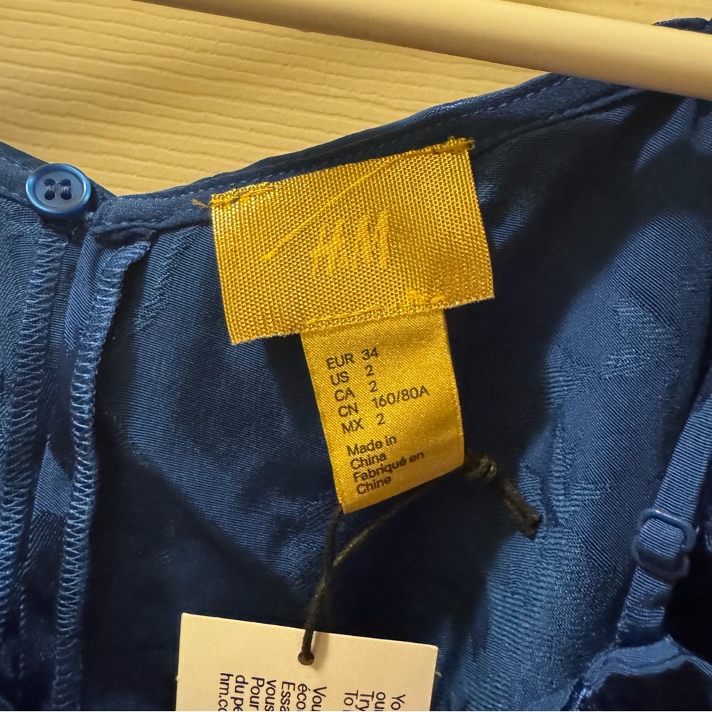 H&M Royal Blue Ruffle Camisole - Picture 5 of 7